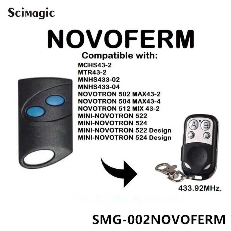 NOVOFERM MCHS43 2 совместимый пульт дистанционного управления 433 92 MHz гаражная команда