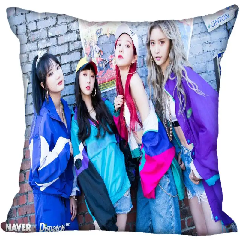Наволочки шелковые с принтом Kpop EXID 40x40 см 35x35 см|Наволочка| |