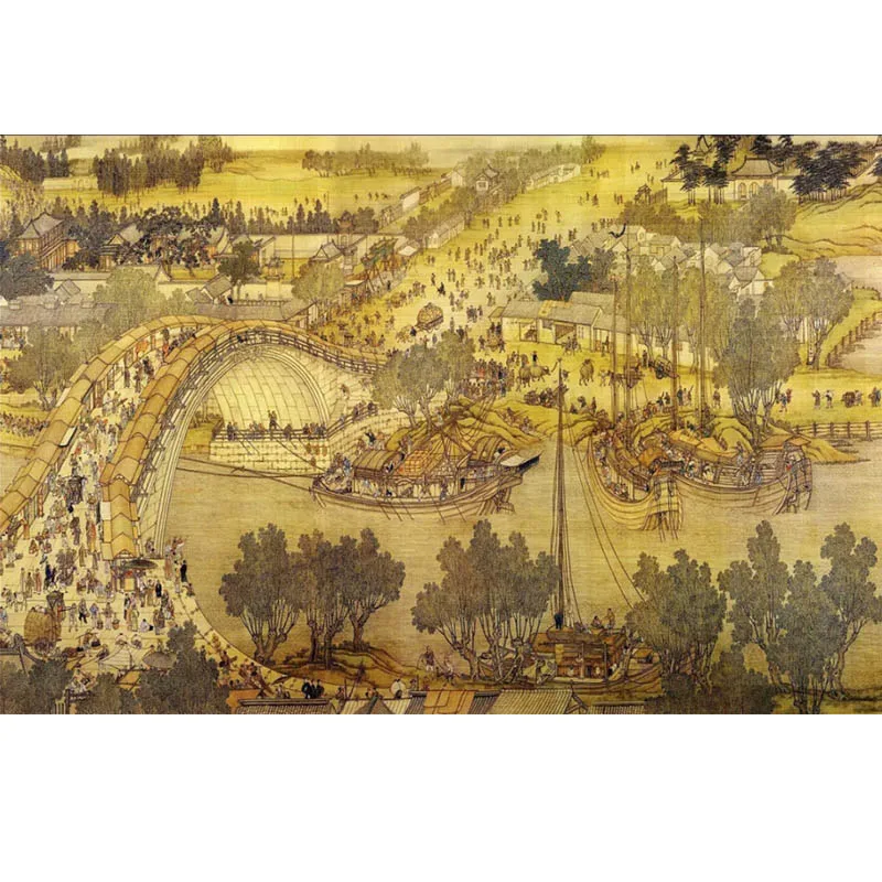 Пазл деревянный в древнем китайском городе 1000 шт.|Пазлы| |