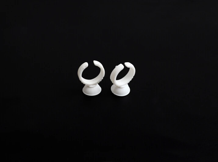 Бесплатная доставка новинка 200 шт./лот белый пластиковый клей-кольцо для