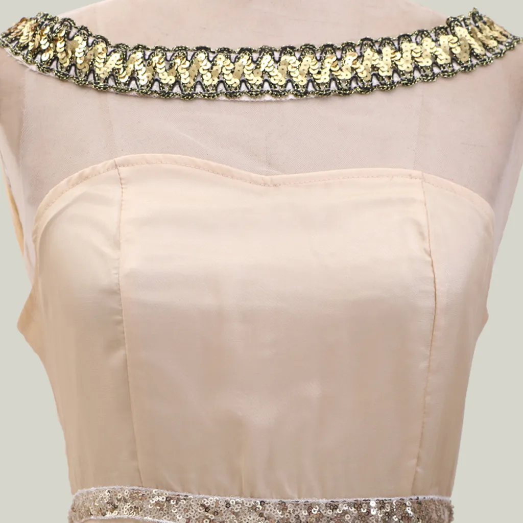 Модное сексуальное женское платье без рукавов с блестками облегающее