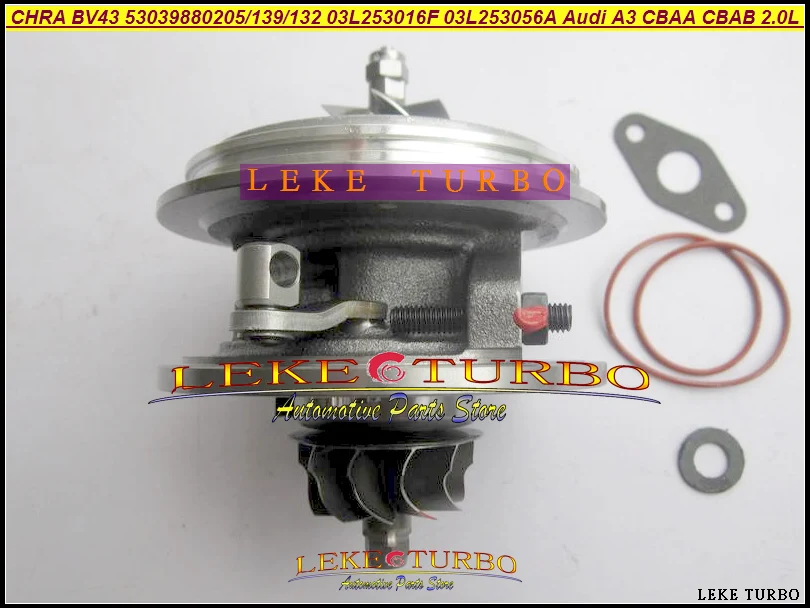 Турбокартридж CHRA BV43 53039880205 53039880139 53039880132 03L253056A 03L253019J 03L253019T 03L253016F для Audi A3 CBAA