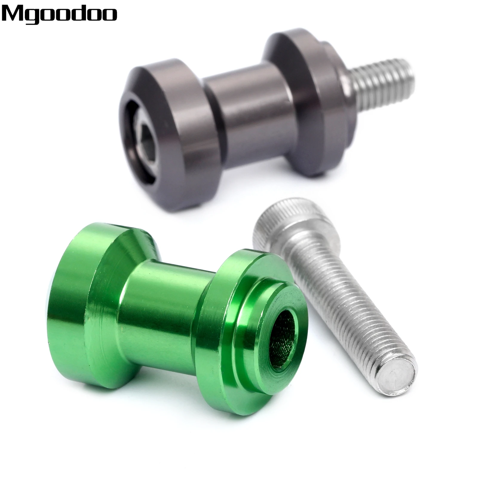 Mgoodoo CNC алюминиевые мотоциклетные 8 мм шпули с маятниковым рычагом Слайдеры для