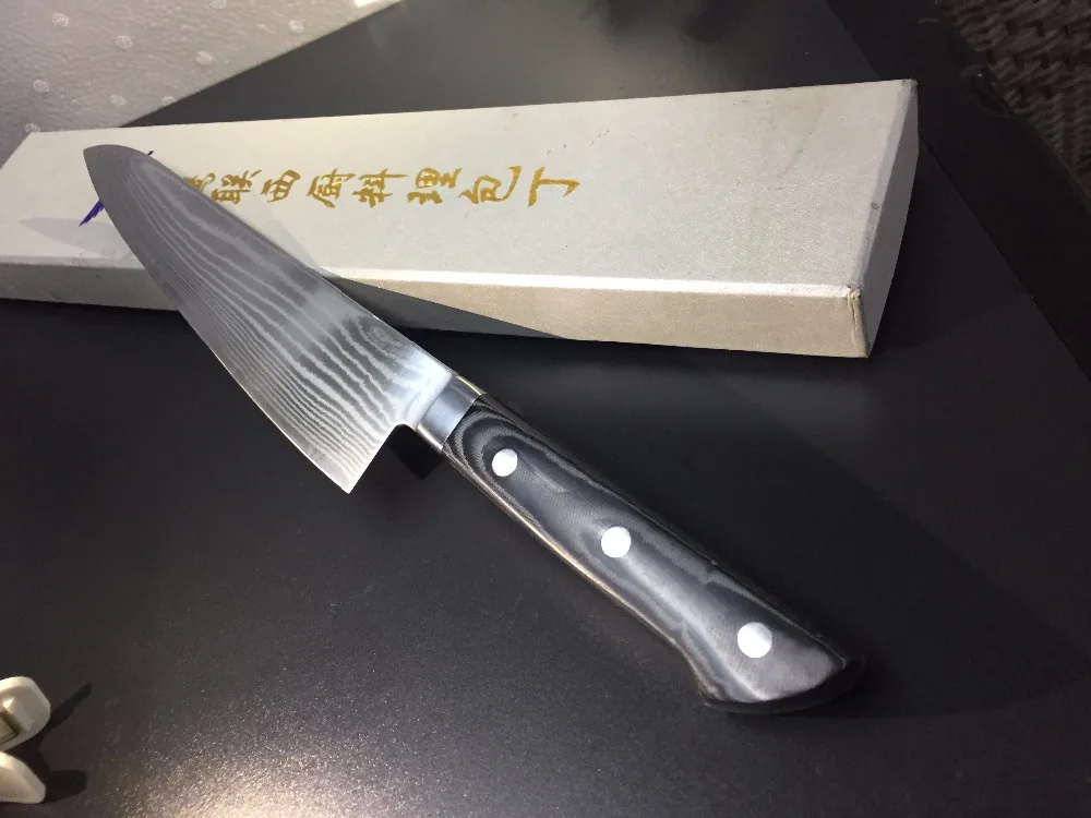 AB Марка 8 &quotдюймов Дамаск Ножи VG10 Сталь Кухня 67 слоя лезвия первая в мире класса