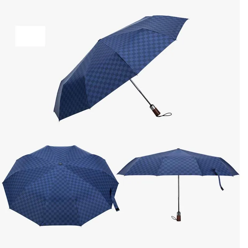 Хит мужской сетчатый зонт для дождя мужчин и женщин 3 складной 10 ребер