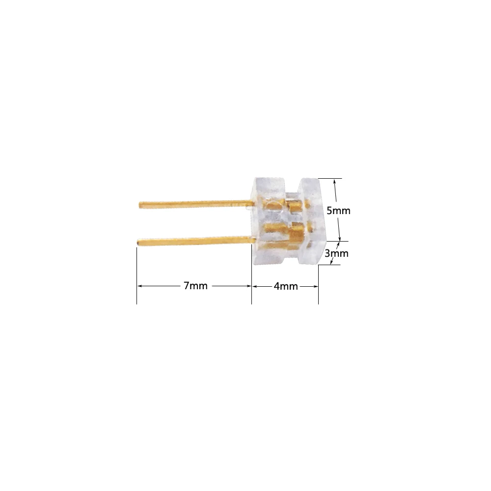 2 шт DIY IEM гнездо для пользовательских в ухо монитор Inears наушники контактный разъем 0,78 мм