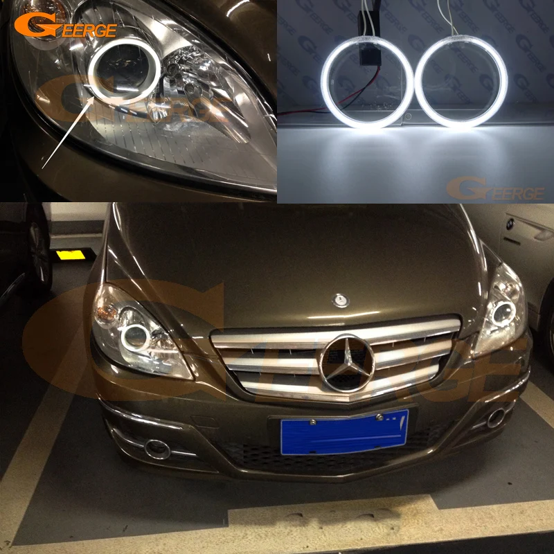 Для Mercedes-Benz b-класс W245 B160 B180 B170 B200 2006-2011 отличное ангельские глазки Ультра яркое освещение CCFL ангельские глазки комплект