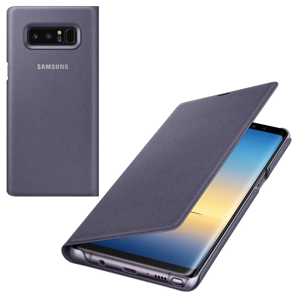 Светодиодный смарт-чехол для телефона samsung Galaxy Note8 N950F EF-NN950P с функцией сна