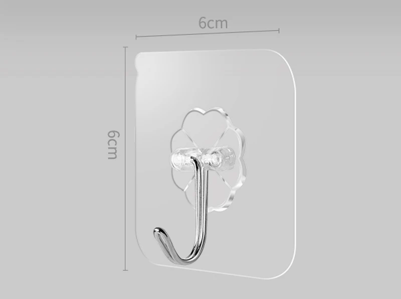Новинка 1 шт. крепкая прозрачная присоска присоски настенные крючки вешалка для