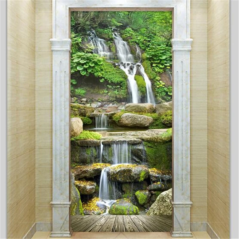 3d фотообои на заказ wellyu водопад|3d wallpaper|photo wallpapercustom photo wallpaper |