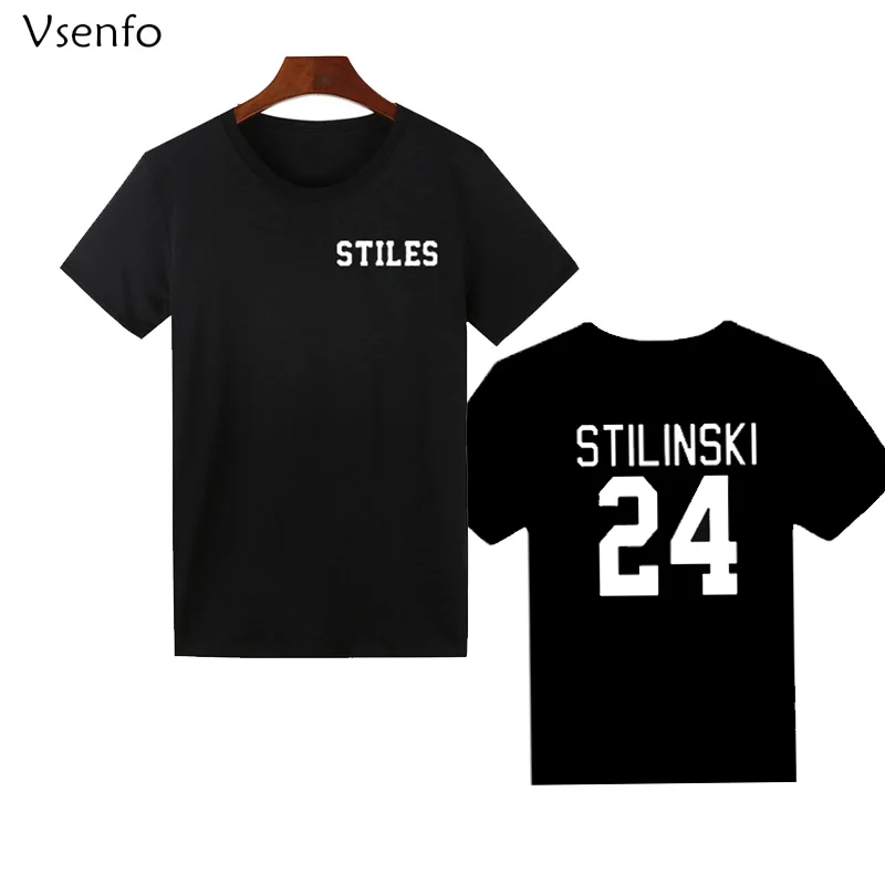Vsenfo Teen Wolf STILES STILINSKI 24 футболки для мужчин и женщин Tumblr рубашки хлопковые с