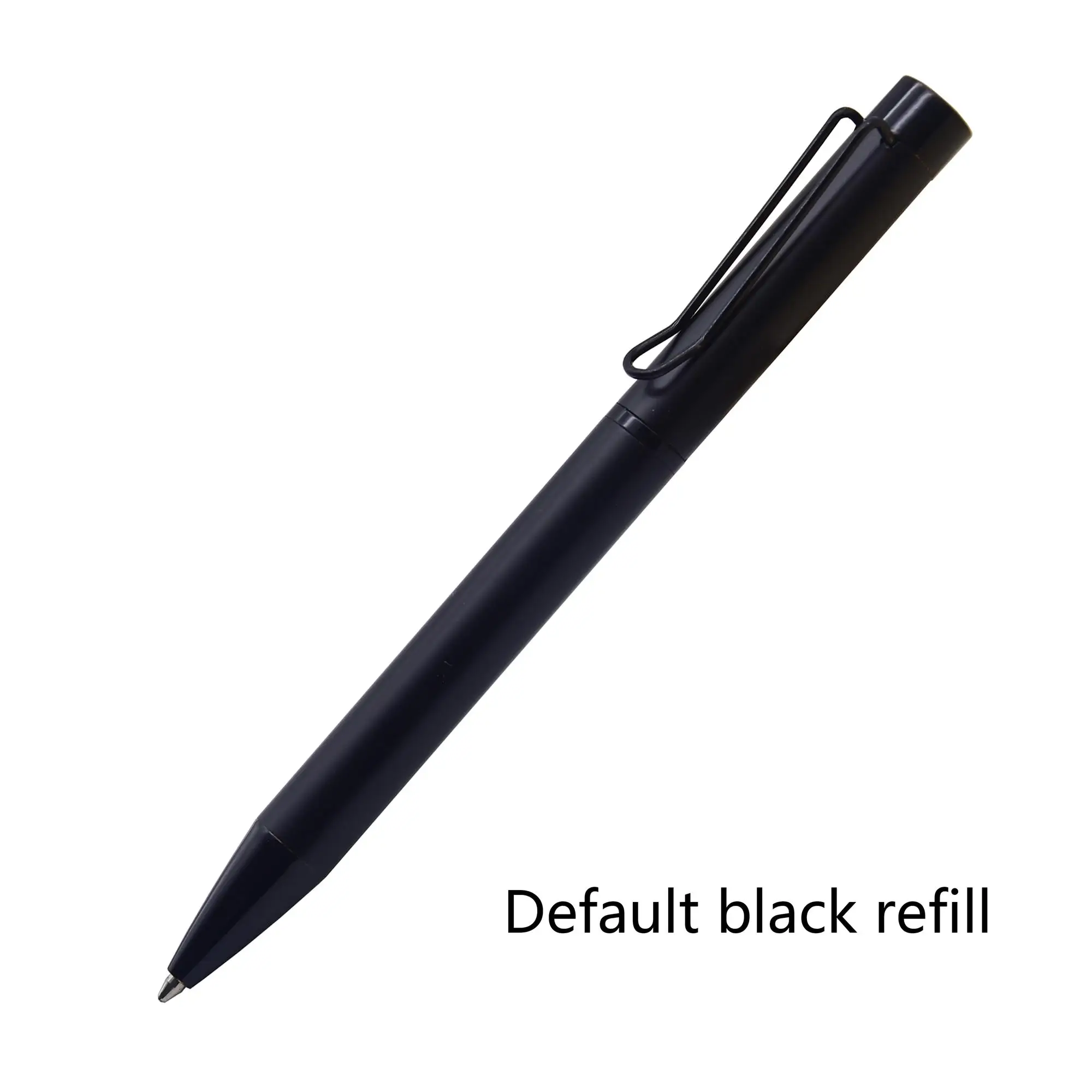 Black - Black ink Guoyi A139, новинка, деловая металлическая Подарочная шариковая ручка, коробка, простое вращение, 0,7 мм, ручка для офиса, канцелярские принадлежности, подарок, роскошная ручка для письма в отеле - Цвет: Black - Black ink