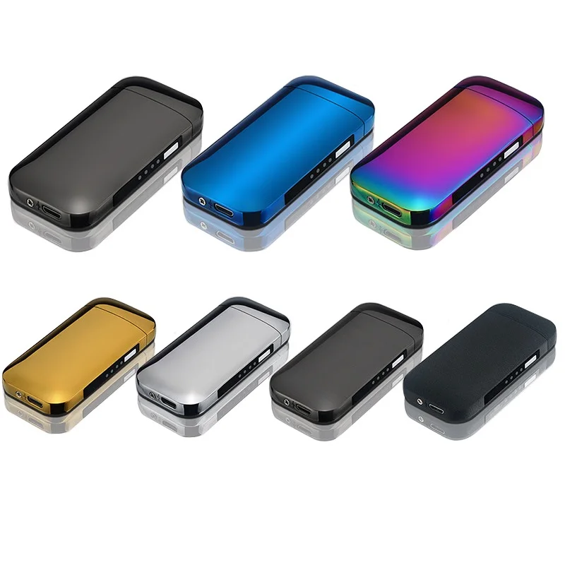 Светодиодный дисплей Сенсорная электрическая зажигалка Highend giftbox упаковка USB