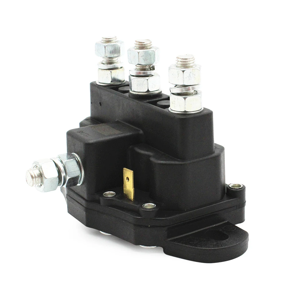 Black Durable Accessory Winch Motor 12 Volt Car Styling 6 Terminals Relay Electric Reversing Contactor Plastic Solenoid Switch | Автомобили