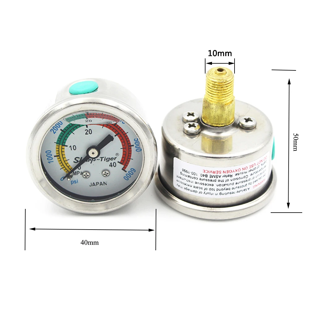 PCP Airforce Пейнтбол страйкбол ручной насос высокого давления Манометр 40 мм масляные