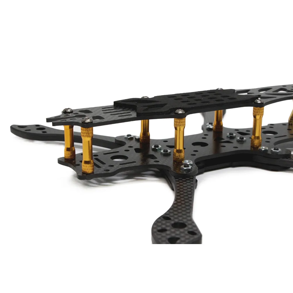 FLYWOO Mr. Croc Fiber 5 мм Arm-Gloden 225 мм 5 дюймов FPV frestyle Carbon Racing FPV Рама Комплект для RC Дрон мотор? Пропеллер
