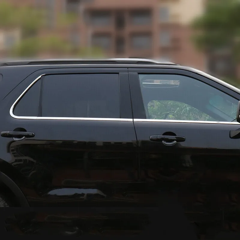 Автомобильный стиль Оконные Планки для автомобиля покрытие из нержавеющей стали