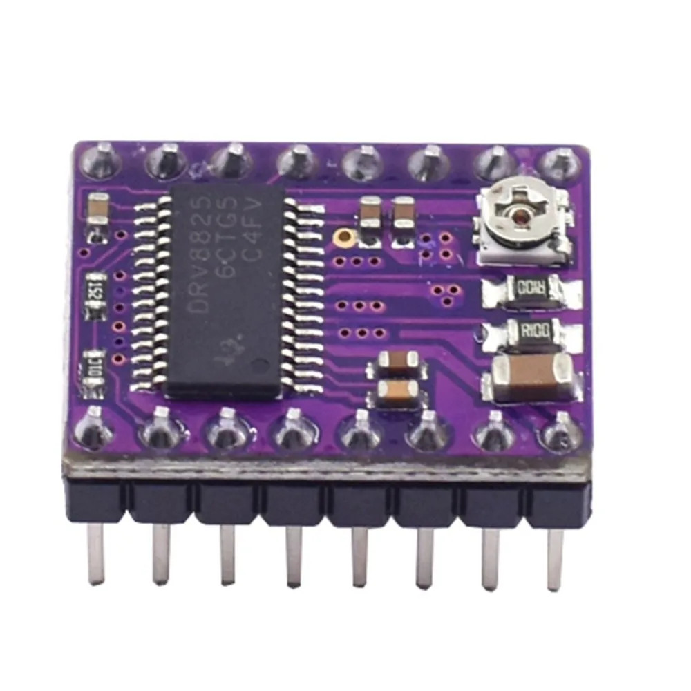 DRV8825 Драйвер шагового двигателя бесшумный драйвер StepStick Ramps 1 4 Reprap PCB модуль с