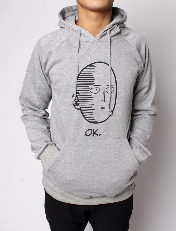 One Punch Man, мужские и женские толстовки, аниме ONE, толстовки Oppai ONE PUNCH-MAN, флисовая куртка, Harajuku, толстовки
