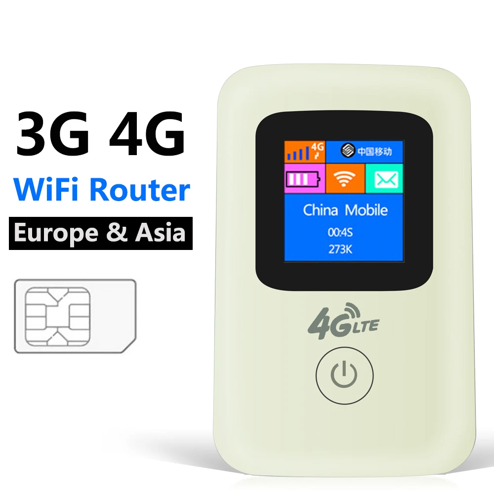 4G Мобильный wi fi роутер 150 M Карманный Мини Портативный 3g LTE сотовый телефон