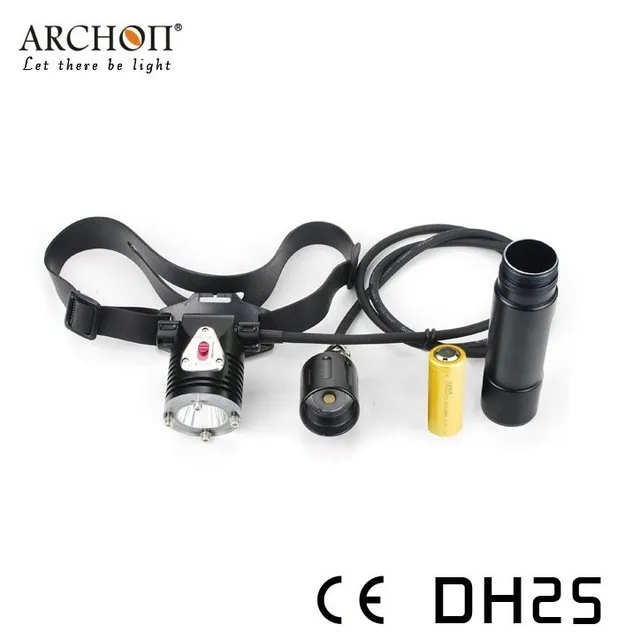Налобный фонарь для дайвинга Archon DH25 WH31 1000 люменов Cree XM-L U2 канистра для подводного плавания подводное плавание фара с аккумуляторами+ зарядное устройство