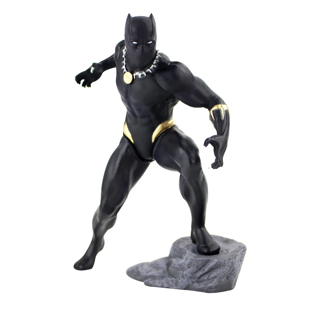 17.5cm opp bag 17,5 см Мстители Черная пантера Kotobukiya Artfx статуя 1/10 масштаб предварительно окрашенная Модель Набор ПВХ Коллекционная модель игрушки - Цвет: 17.5cm opp bag