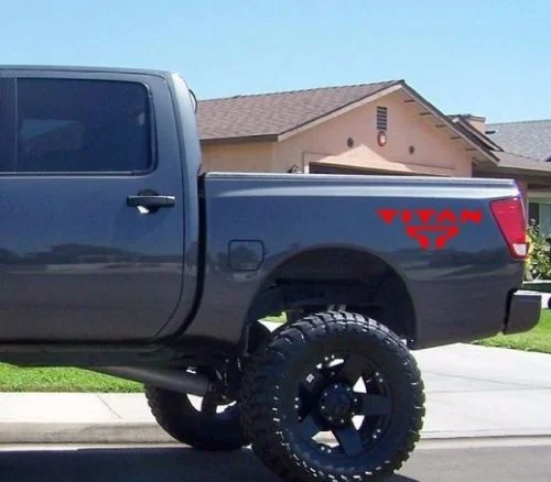 Набор стикеров для Nissan TITAN Grill Guard Bull Bar боковая крышка Nerf автомобильный