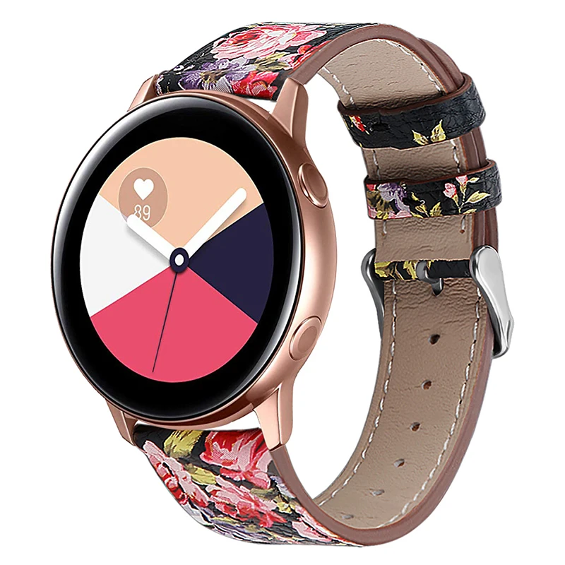 Ремешок для часов из натуральной кожи Samsung Galaxy Watch Active Band 42 мм Классический