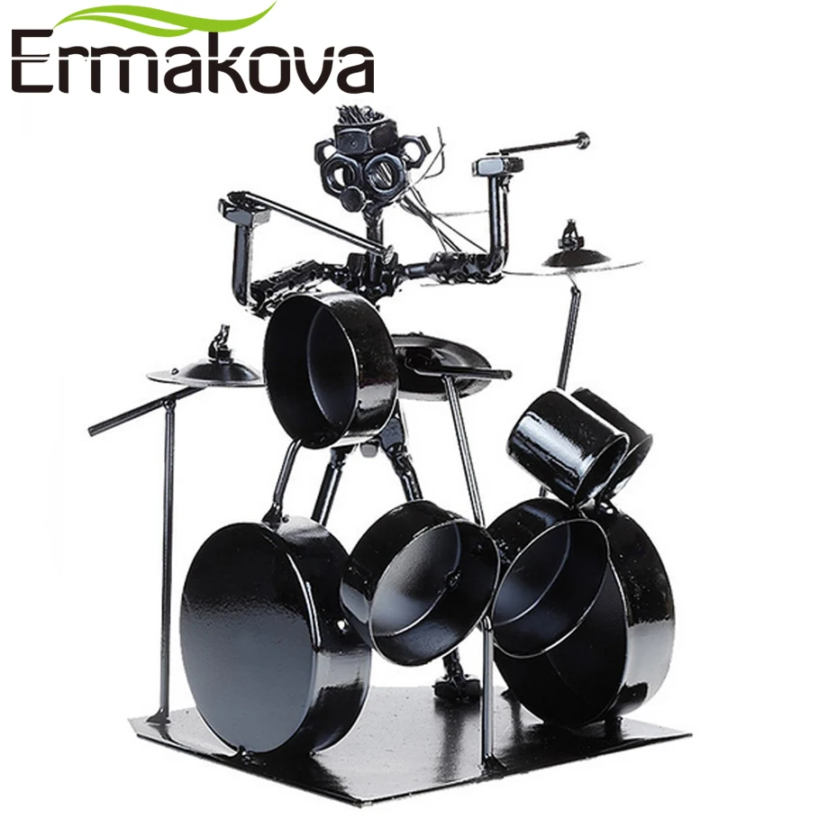 Металлический Музыкальный барабан ERMAKOVA искусственный и набор барабанов