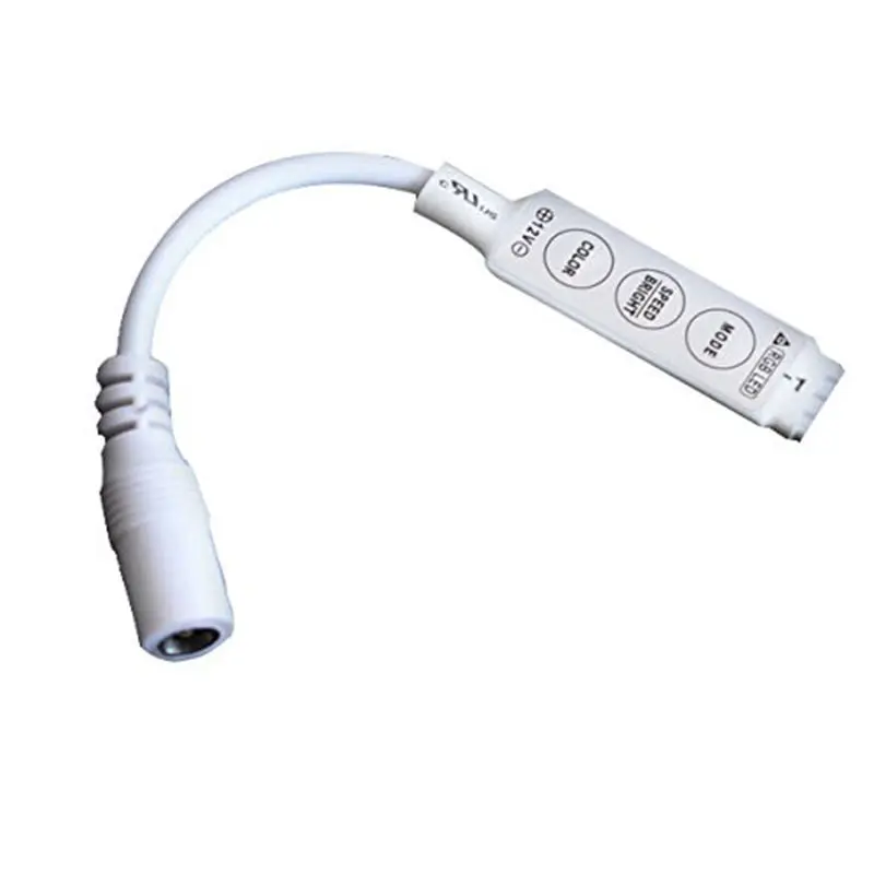 Новый 1 шт. 5050/3528 RGBStrip DC plug Female 256-level PWM control mode мини-регулятор регулятор света |