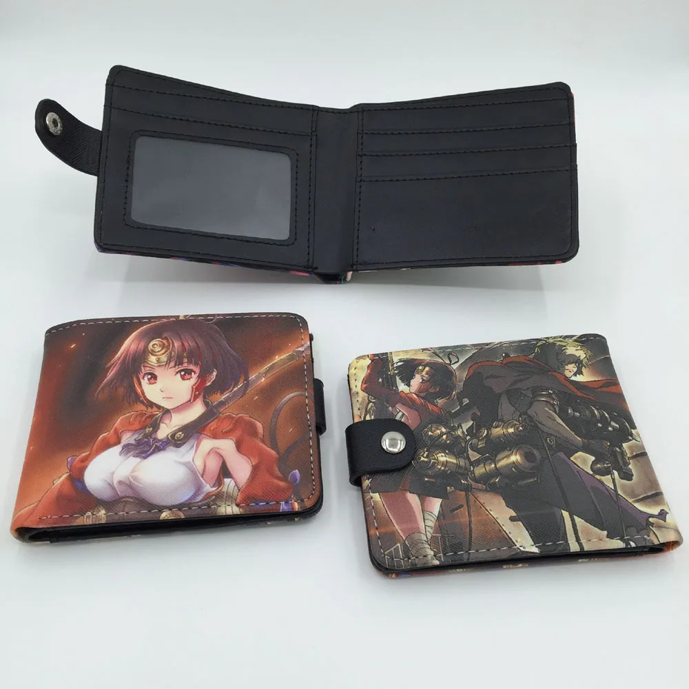 Аниме Koutetsujou No Kabaneri Изысканный кошелек из синтетической кожи/кошелек с принтом w