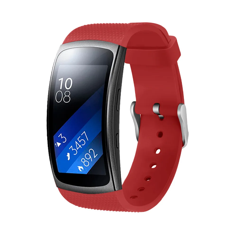 Ремешок силиконовый для Samsung Gear Fit 2 Pro/Fit сменный Браслет смарт часов Fit2 Pro/Fit2