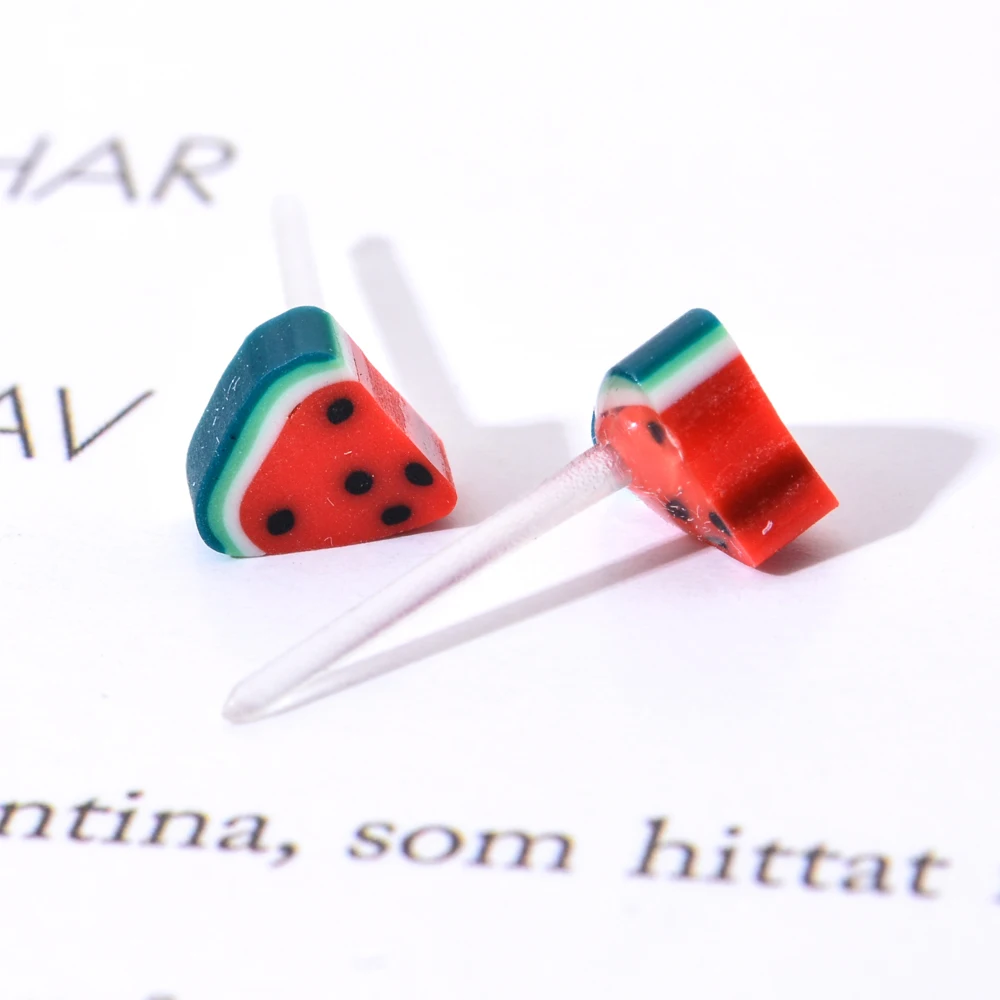 36 пар/компл. Для женщин милые фрукты маленькие серьги гвоздики набор