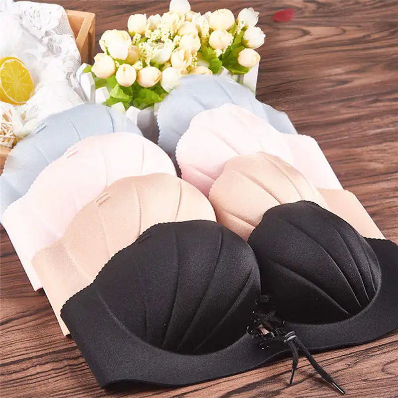 Регулируемый женский кружевной бюстгальтер с завязками|Бюстгальтеры| |