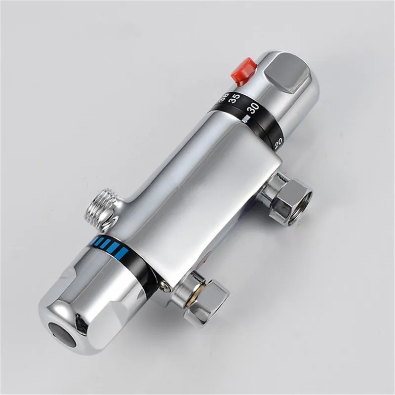 Хромированный Термостатический смеситель для душа кран ванной горячей и