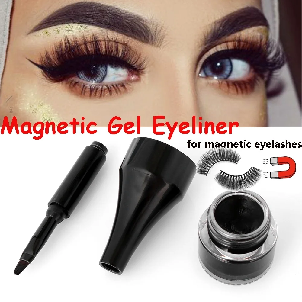 1 шт. гелевая Магнитная подводка для глаз магнитных ресниц Smudgeproof