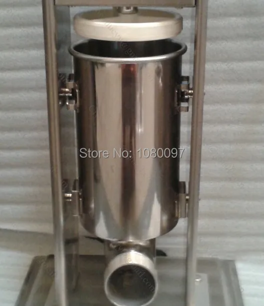 2 л вертикальный колбасный шприц с пластиковым поршень Машина для наполнения