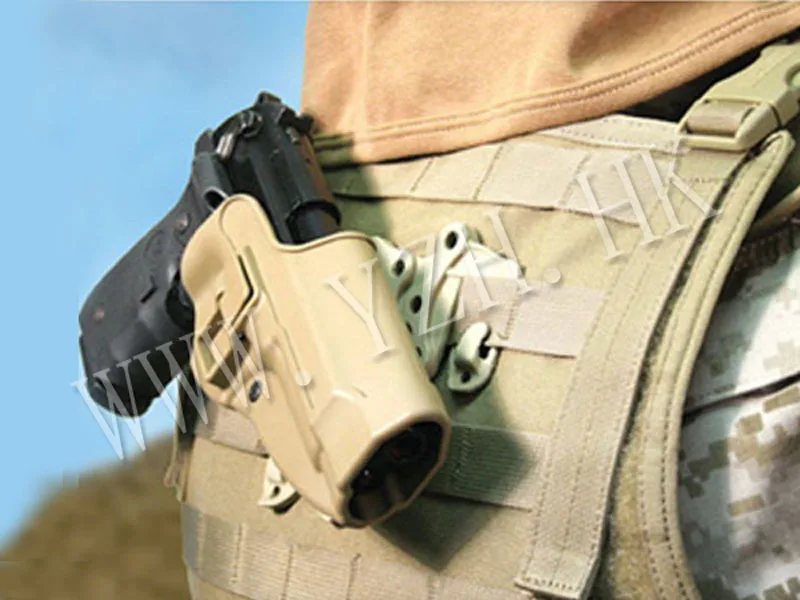 SWAT страйкбол удар Молл кобура Платформа Панель коричневый|molle holster|holster platformholster