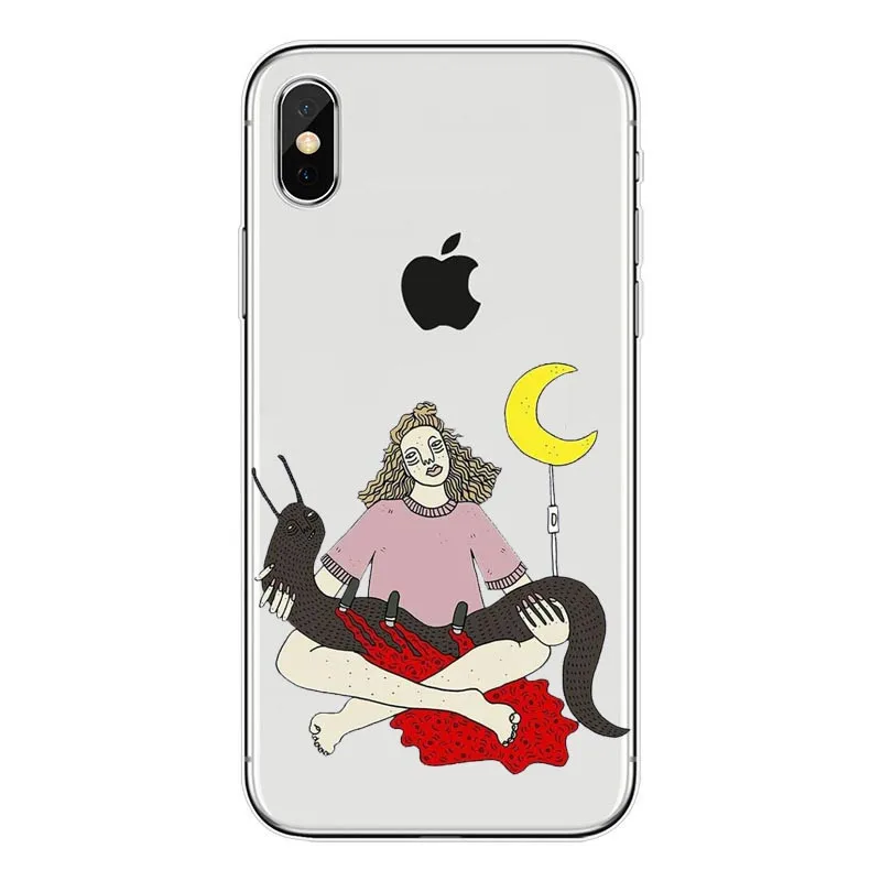 TPU Polly nem pintura arte suave Силиконовый ТПУ чехол для телефона для iphone 8 7 Plus 5 X MAX TPU melhor design caso Housin - Цвет: TPU