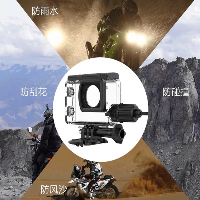Водонепроницаемый корпус с usb-кабелем для SJCAM SJ7 Star Action Camera Аксессуары Набор |