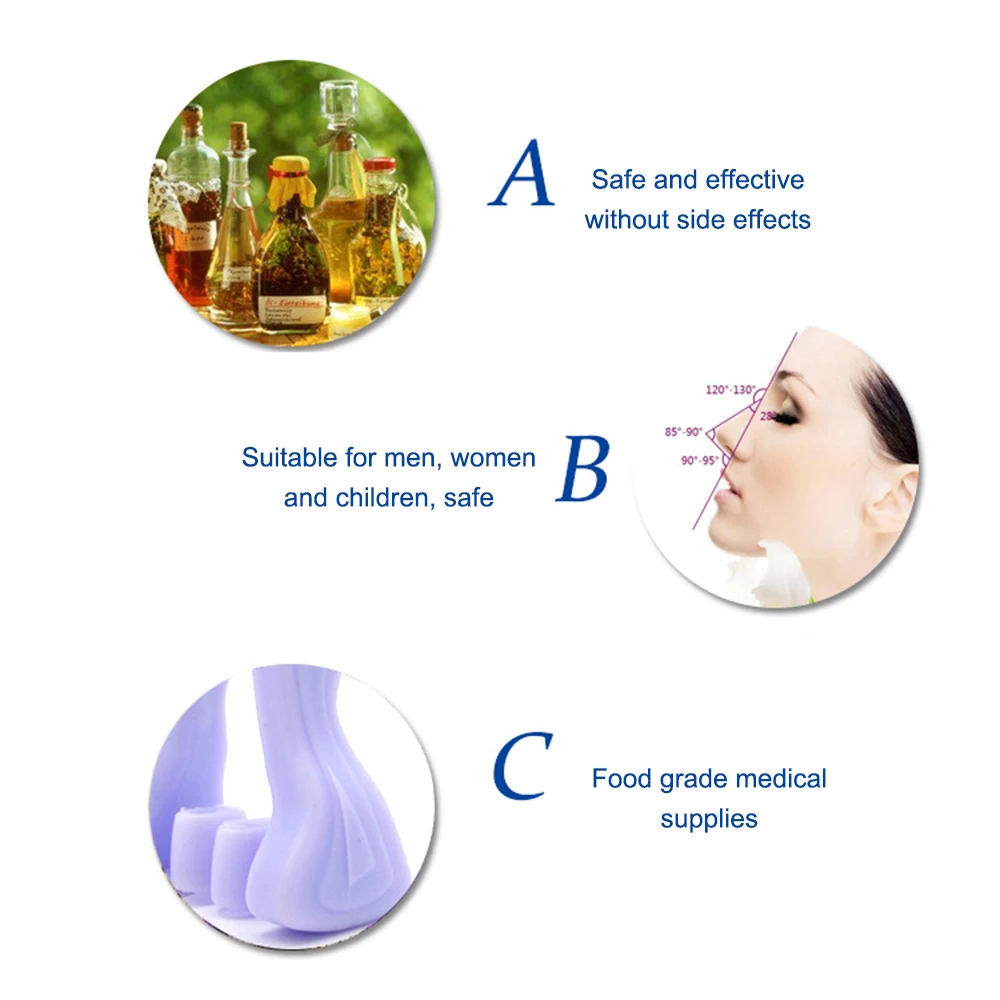 

Pink/Purple 1PC Silicone Shaping Lifting Nose Up Clip Beauty Professional For Trouble Breathing portable New Fashion Nose Clips