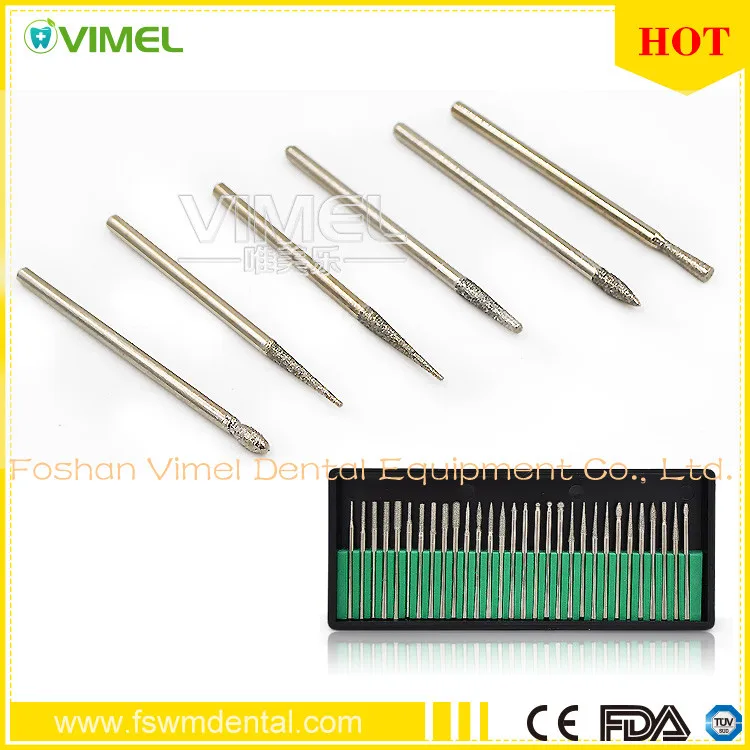 

30pcs/set Dental Lab Equipment Diamond Burs Millers Tooth Drill Jewelers Polished Dentist Product Teeth Whitening Accssories
