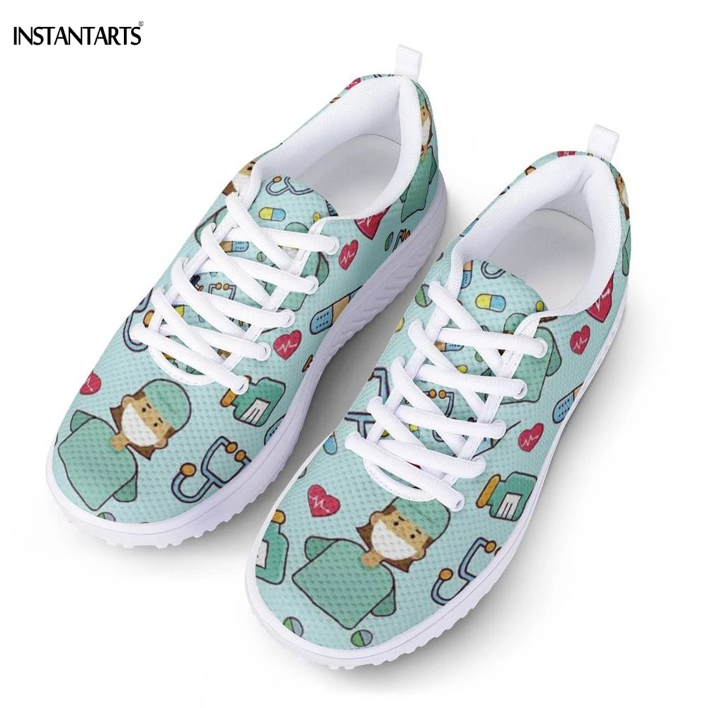 Женские спортивные кроссовки INSTANTARTS милая мультяшная женская обувь для фитнеса и