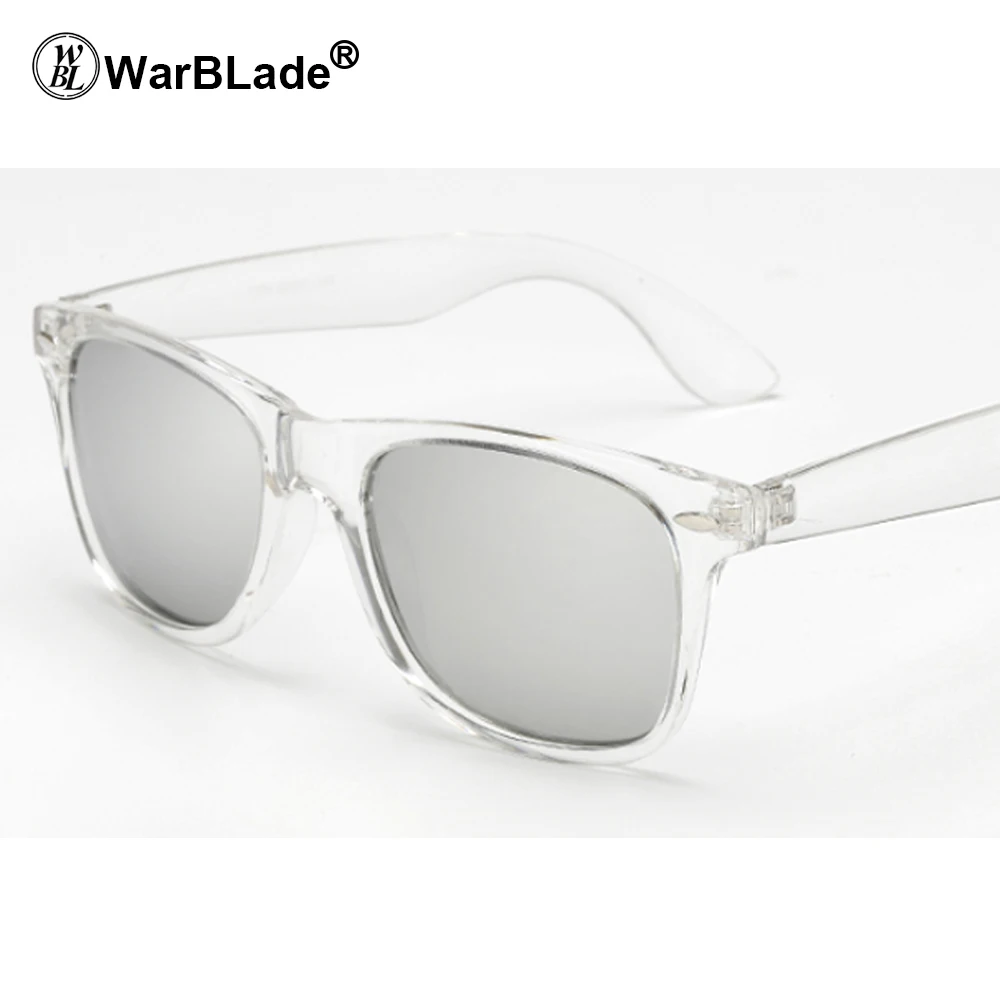 clear silver WarBLade винтажные мужские Поляризованные Солнцезащитные очки женские желтые линзы для ночного вождения солнцезащитные очки ретро мужские солнцезащитные очки oculos - Цвет линз: clear silver