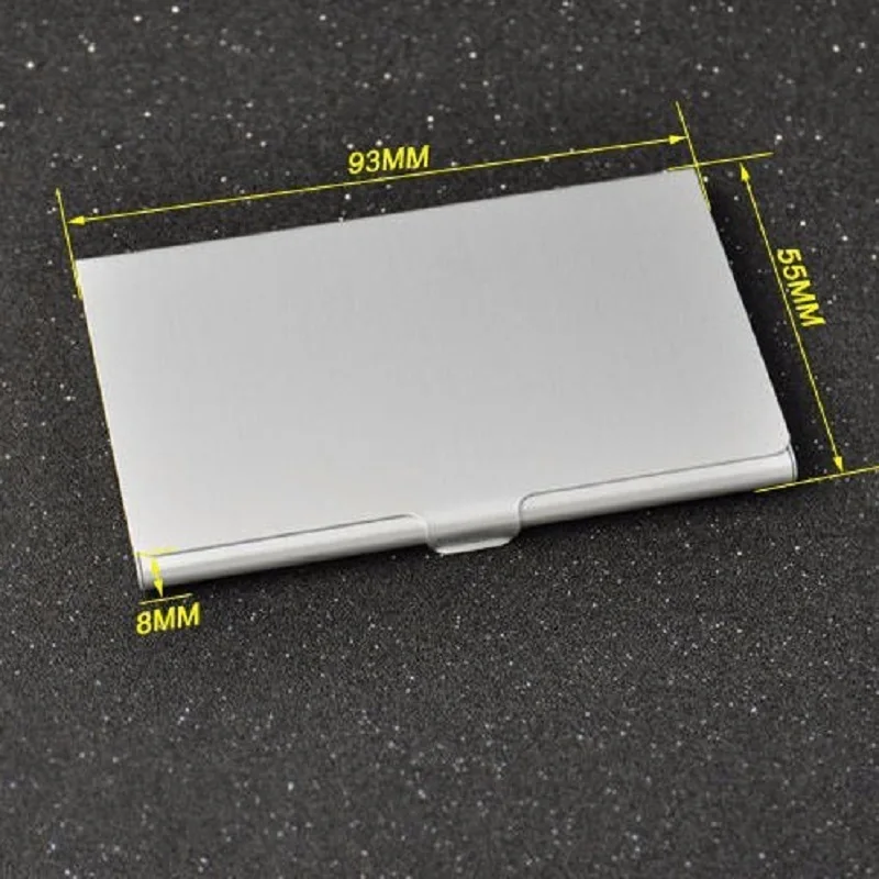 1 шт. Бизнес коробка для хранения карт Водонепроницаемый Алюминий металла ID
