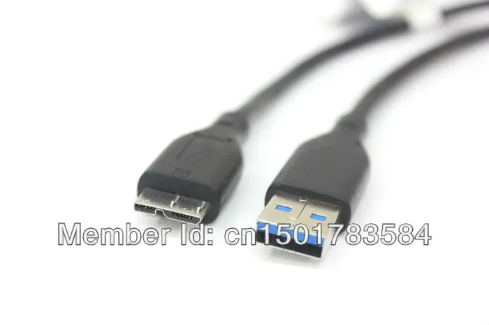 Подлинная W цифровой USB 3 0 микро кабель 18 &quotчерный (USB к Micro B) для Western Digital My Passport