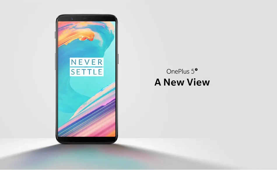Мобильный телефон OnePlus 5T 4G LTE, 5,5 дюймов, 6 ГБ ОЗУ, 64 Гб ПЗУ, восьмиядерный смартфон Snapdragon 835, отпечаток пальца, две sim-карты, отпечаток пальца