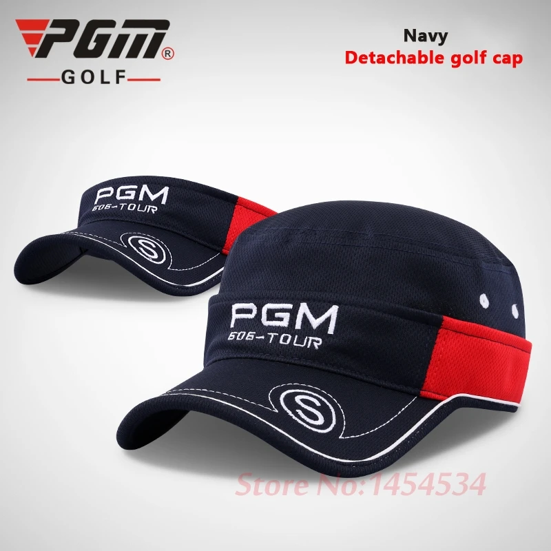 Мужская съемная бейсбольная кепка PGM двойного назначения для гольфа