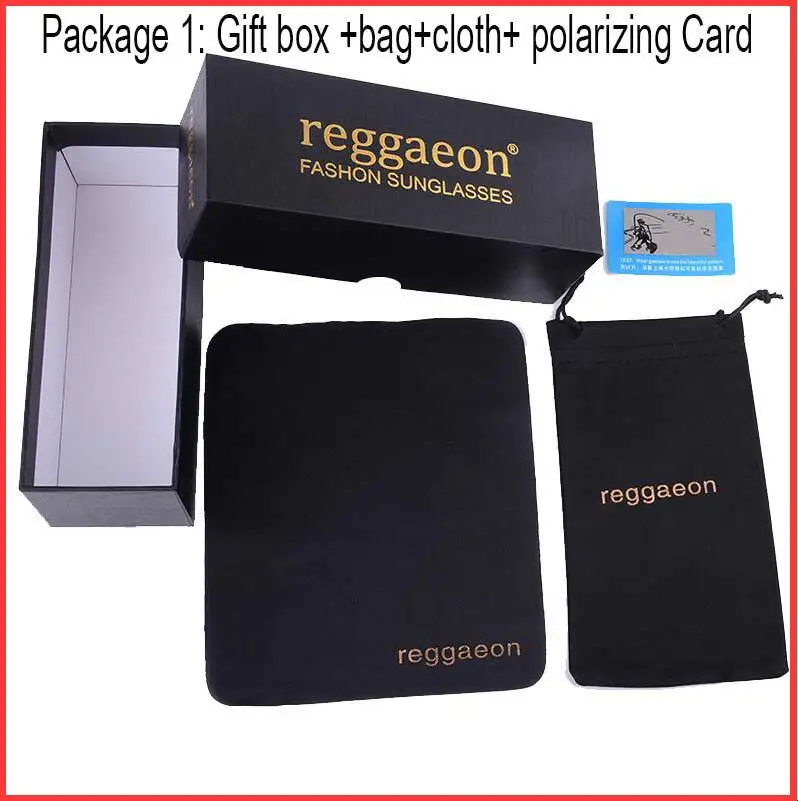 Reggaeon Лидер продаж Модные поляризованные солнцезащитные очки мужские брендовые