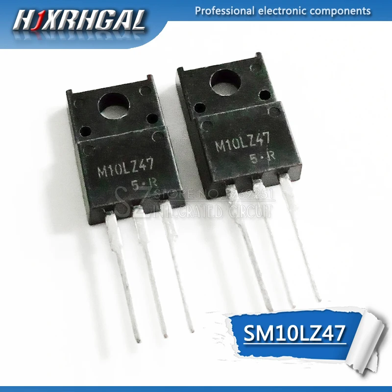 10pcs SM10LZ47 TO-220F M10LZ47 TO220F | Электронные компоненты и принадлежности